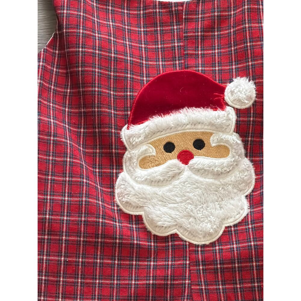 Lil Cactus 18-24 mths boys timeless plaid Christmas outfit one piece - Picture 2 of 3